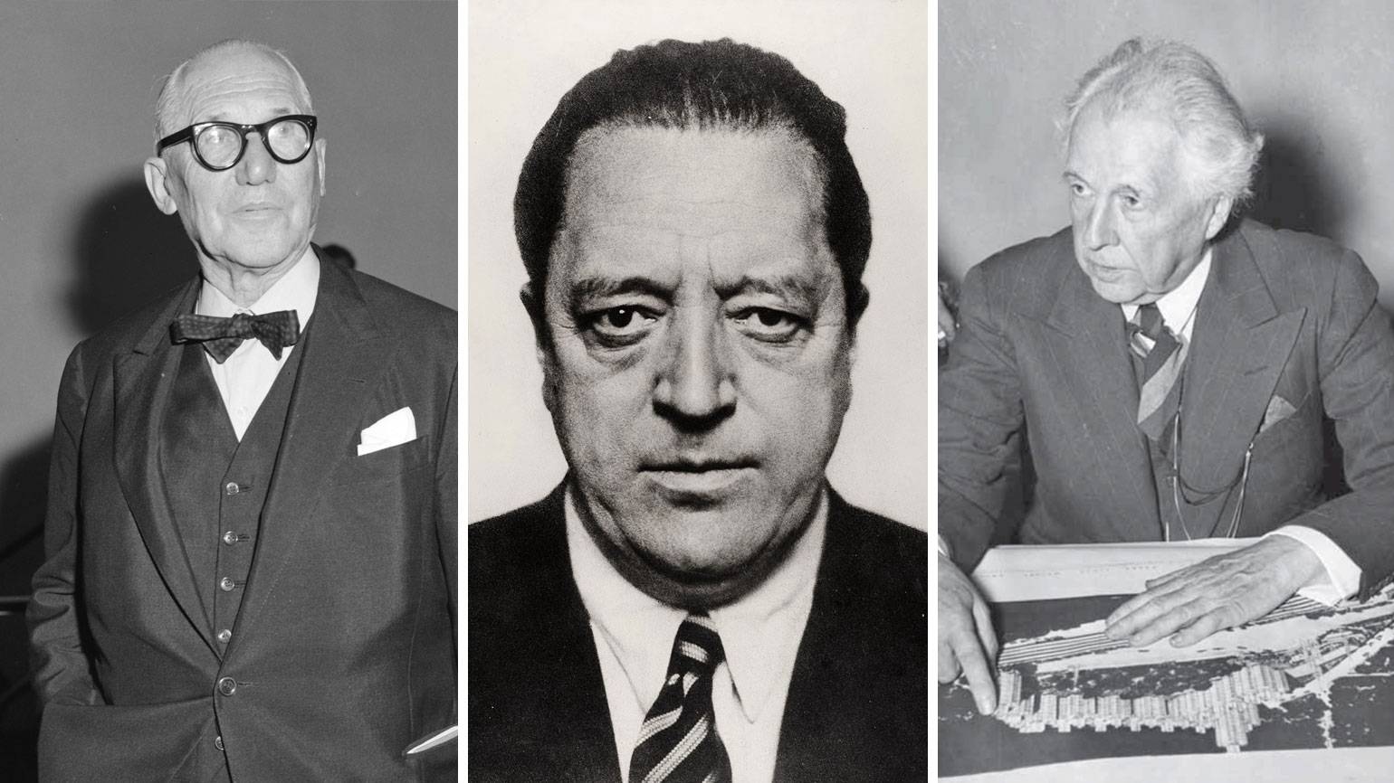 Корбюзье Мис ван дер Роэ Райт