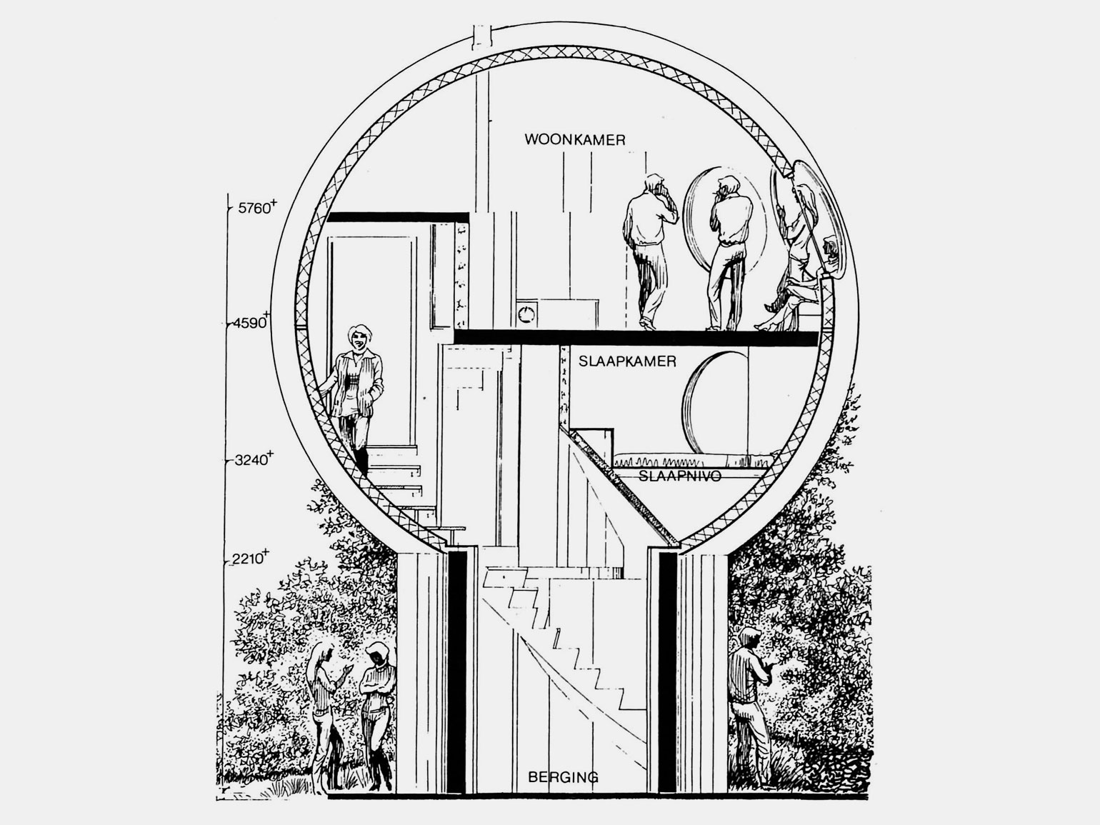 Схема планировки дома