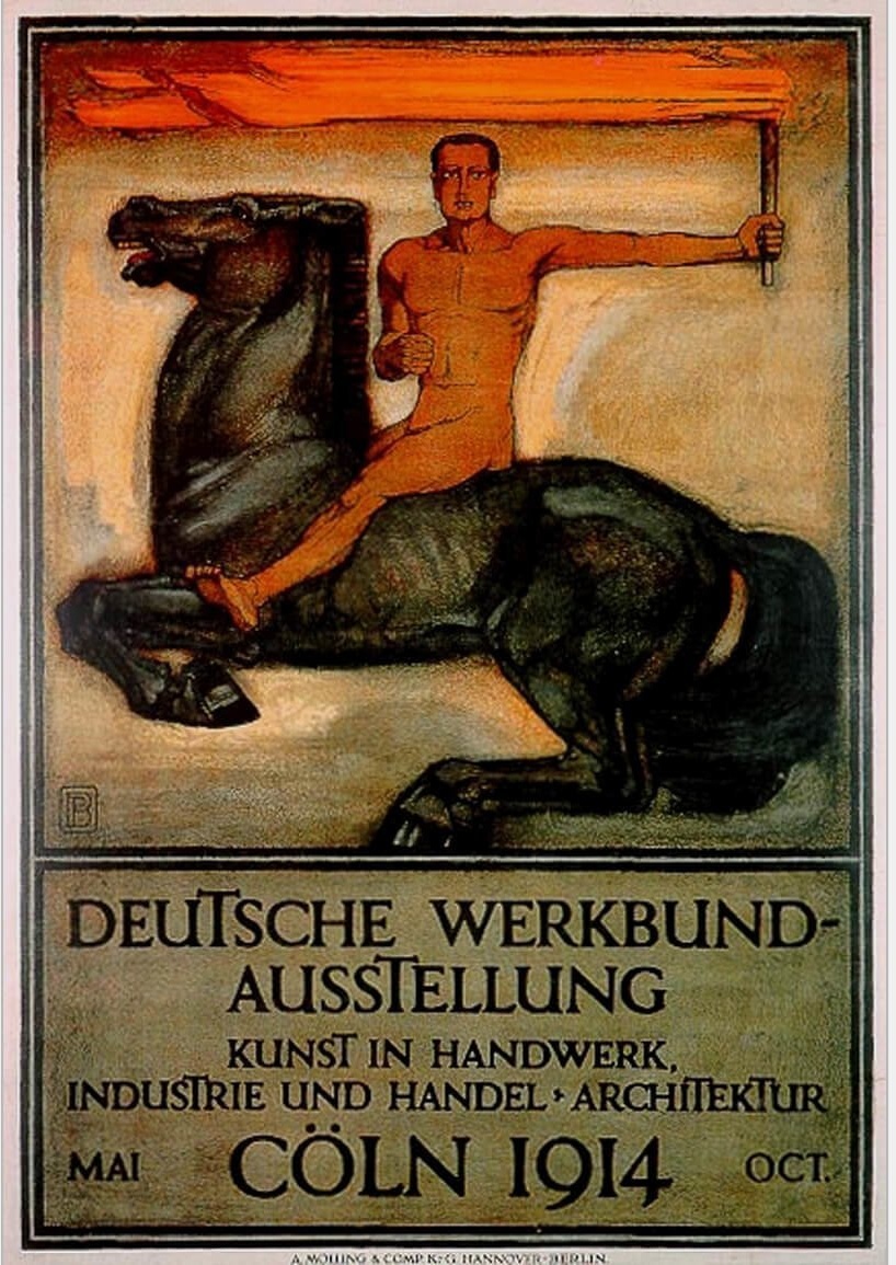 Плакат выставки Веркбунд 1914