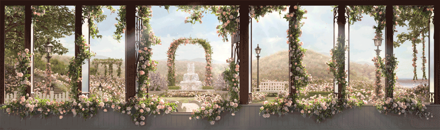 Motion-ролик розовый сад