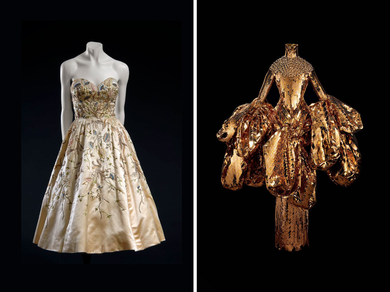 Золотые платья