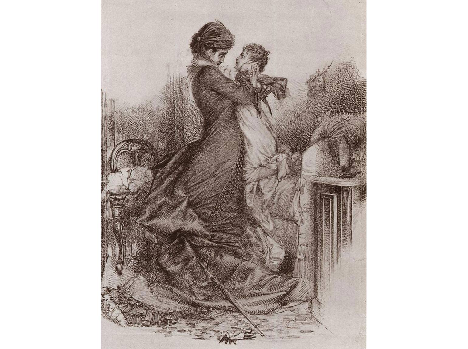 Свидание Анны Карениной с сыном