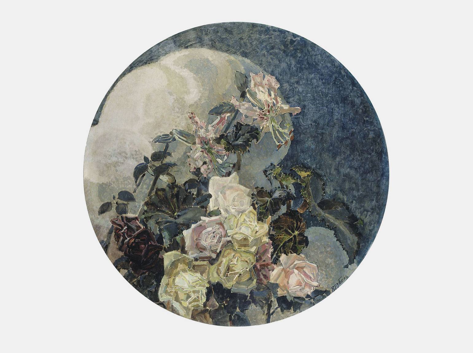 Розы и орхидеи